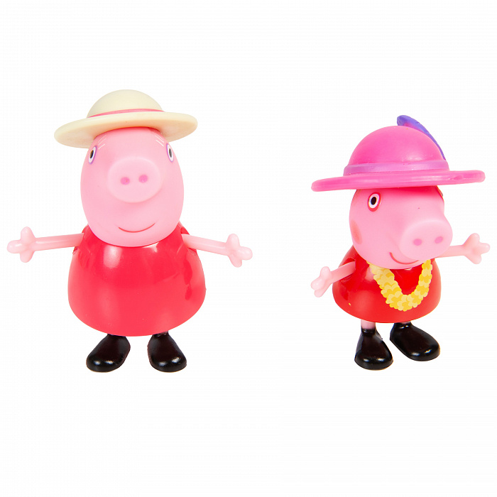 Игровой набор Peppa Pig – Пеппа и Бабушка в гардеробной, 5 предметов, свет  