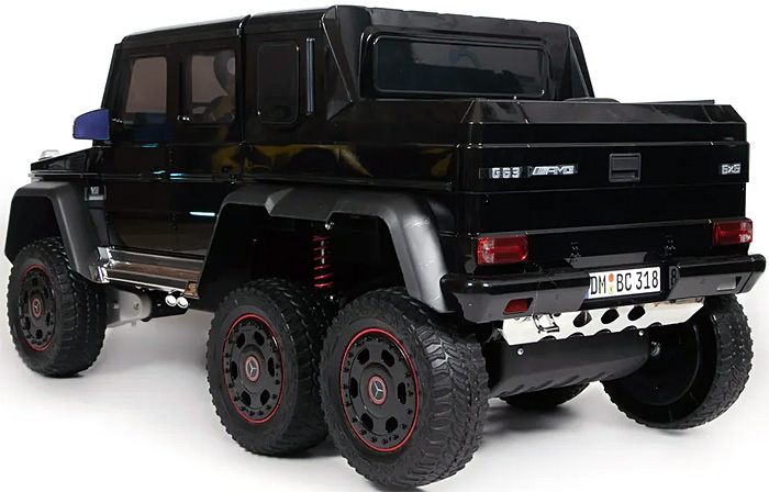 Электромобиль ToyLand Mercedes Benz G63 6х6, цвет - черный  