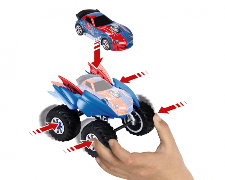 Радиоуправляемая машинка 360 rotacion человек паук