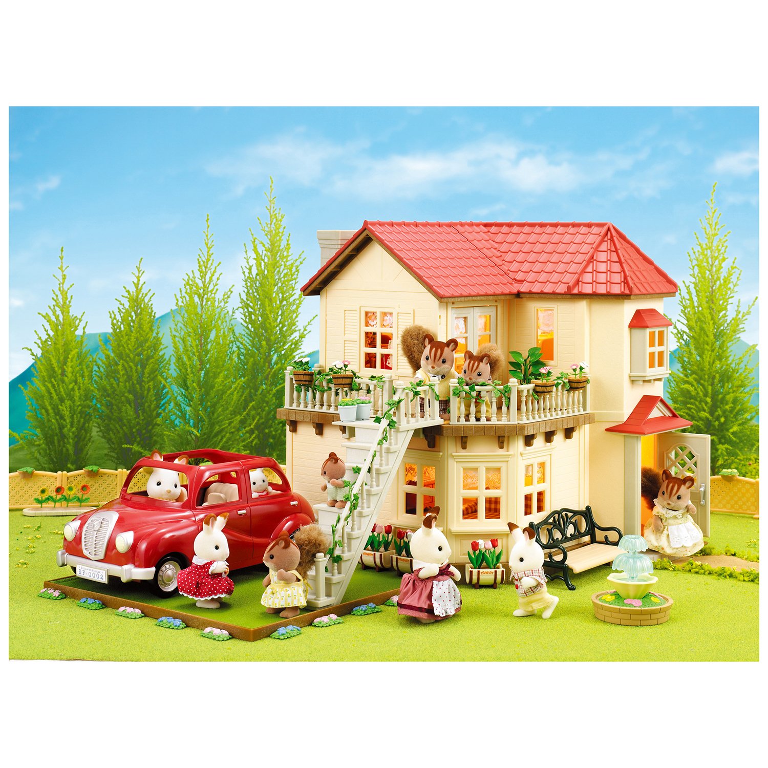 Sylvanian Families Набор Большой дом со светом  