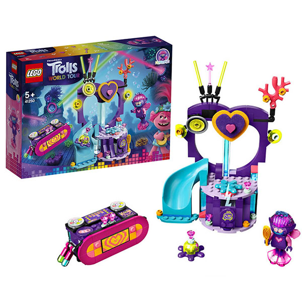 

Конструктор из серии Trolls - Вечеринка на Техно-рифе, 173 детали