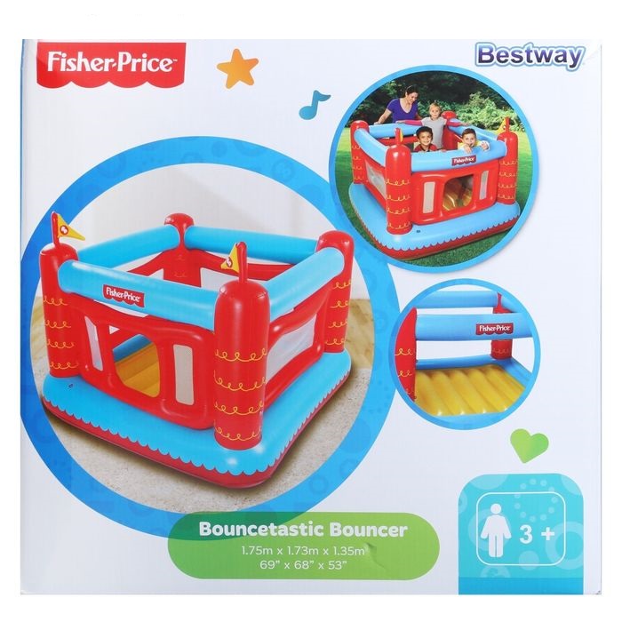 Надувной батут Fisher Price, 175 х 173 х 135 см., до 85 кг.  