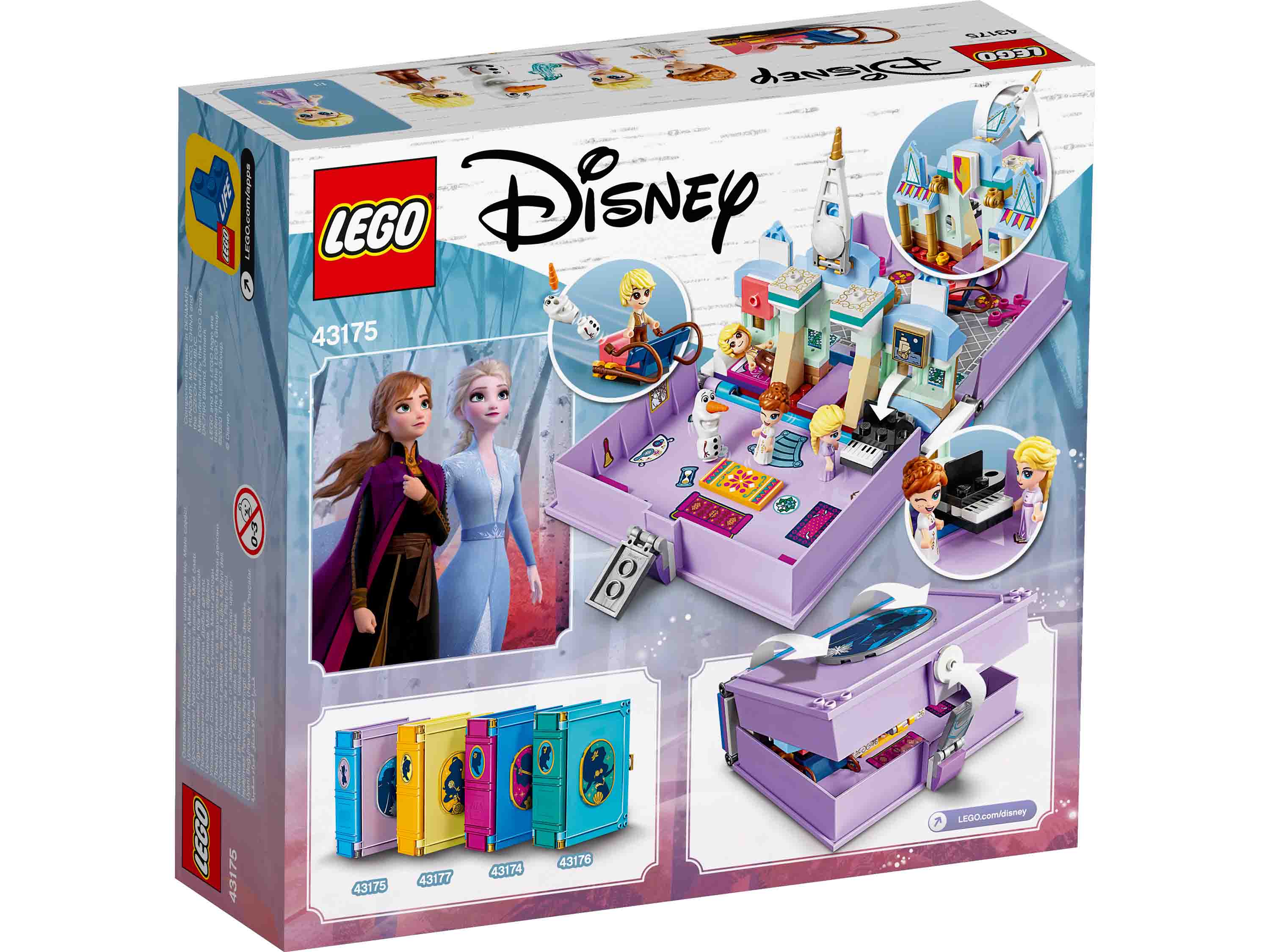 Конструктор Lego Disney Princess - Книга сказочных приключений Анны и Эльзы  