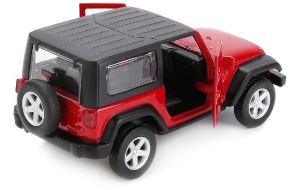 Металлическая инерционная машина - Jeep Wrangler, 1:43  