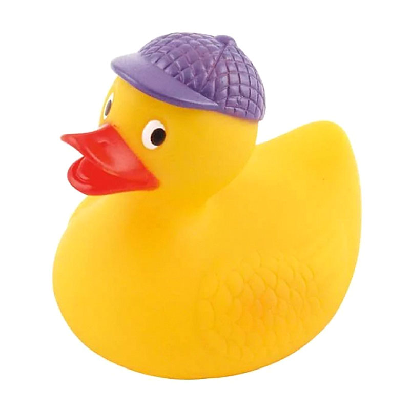 Уточка для ванны Canpol, фиолетовая шляпа, 0+  