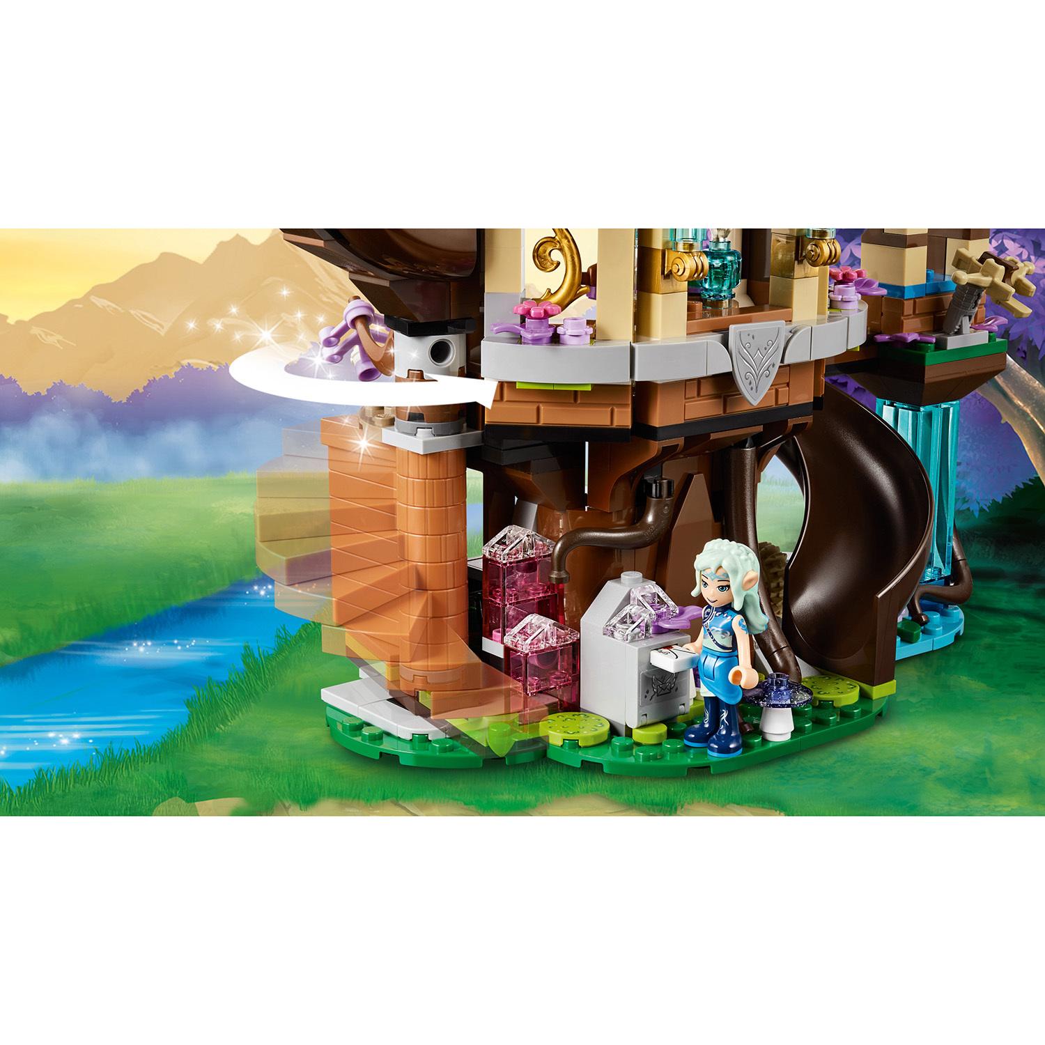 Конструктор Lego Elves - Нападение летучих мышей на Дерево эльфийских звезд  
