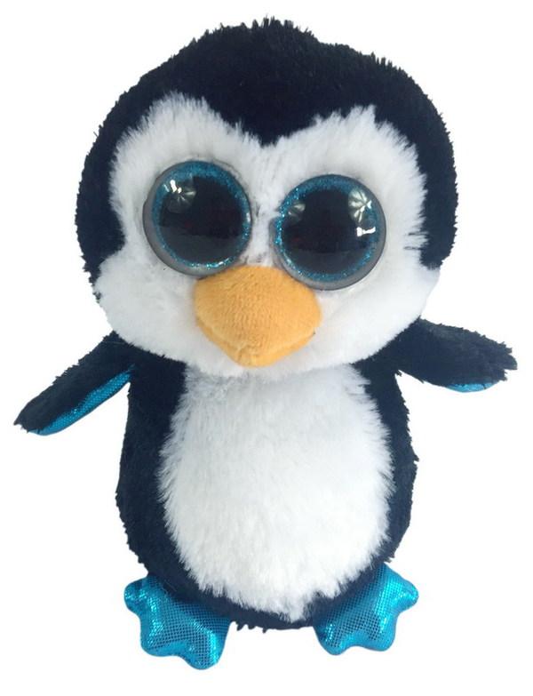 Мягкая игрушка - Пингвин черный, 15 см  