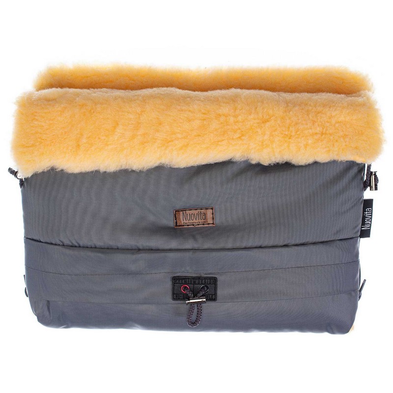 

Муфта меховая для коляски Nuovita Alaska Pesco Grigio/Серый