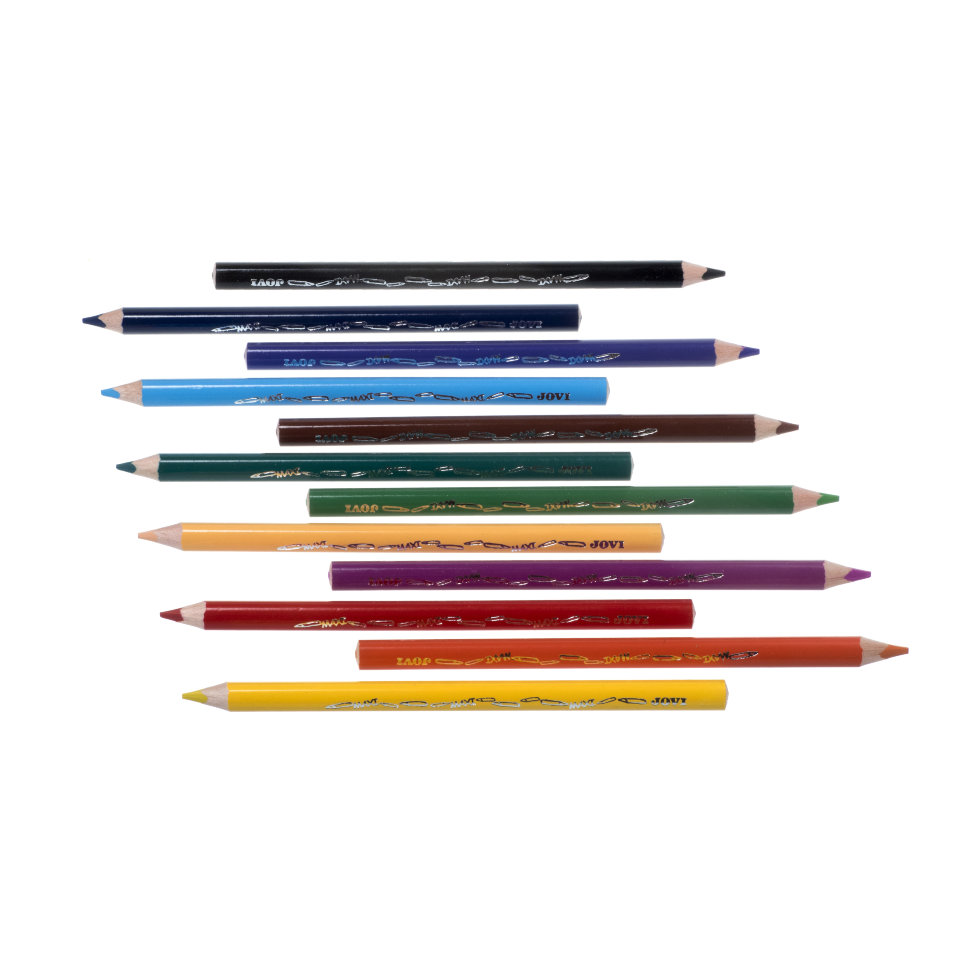 Цветные карандаши треугольные утолщенные, 12 цветов  