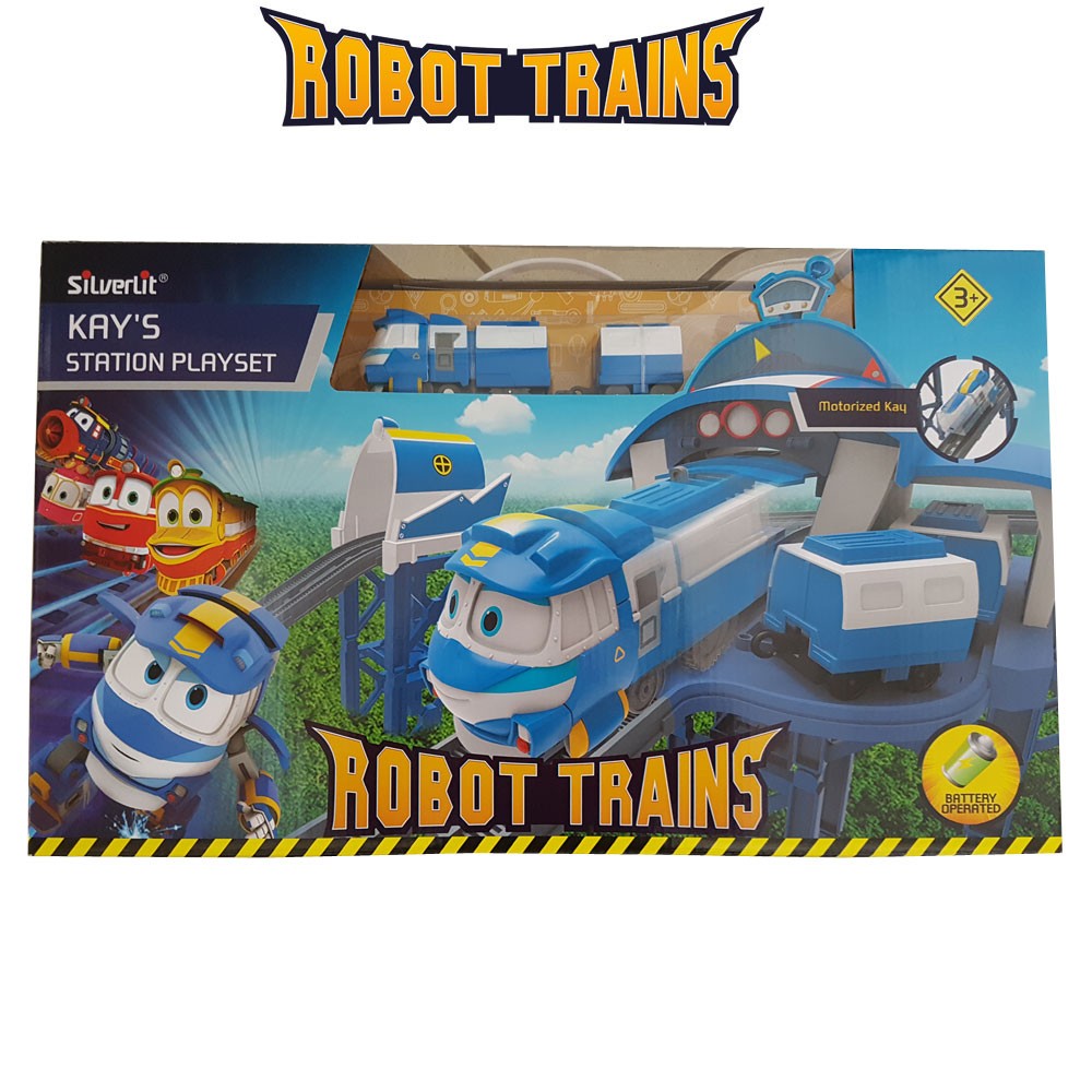 Robot Trains. Игровой набор - Станция Кея из серии Роботы-поезда  