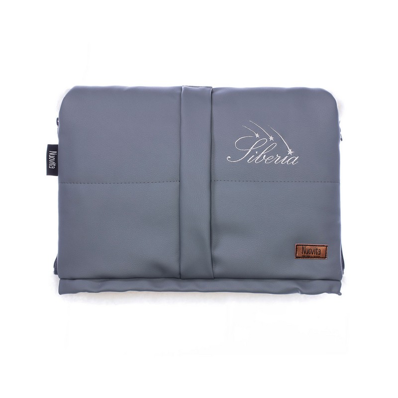 

Муфта меховая для коляски Nuovita Siberia Lux Bianco Grigio/Серый