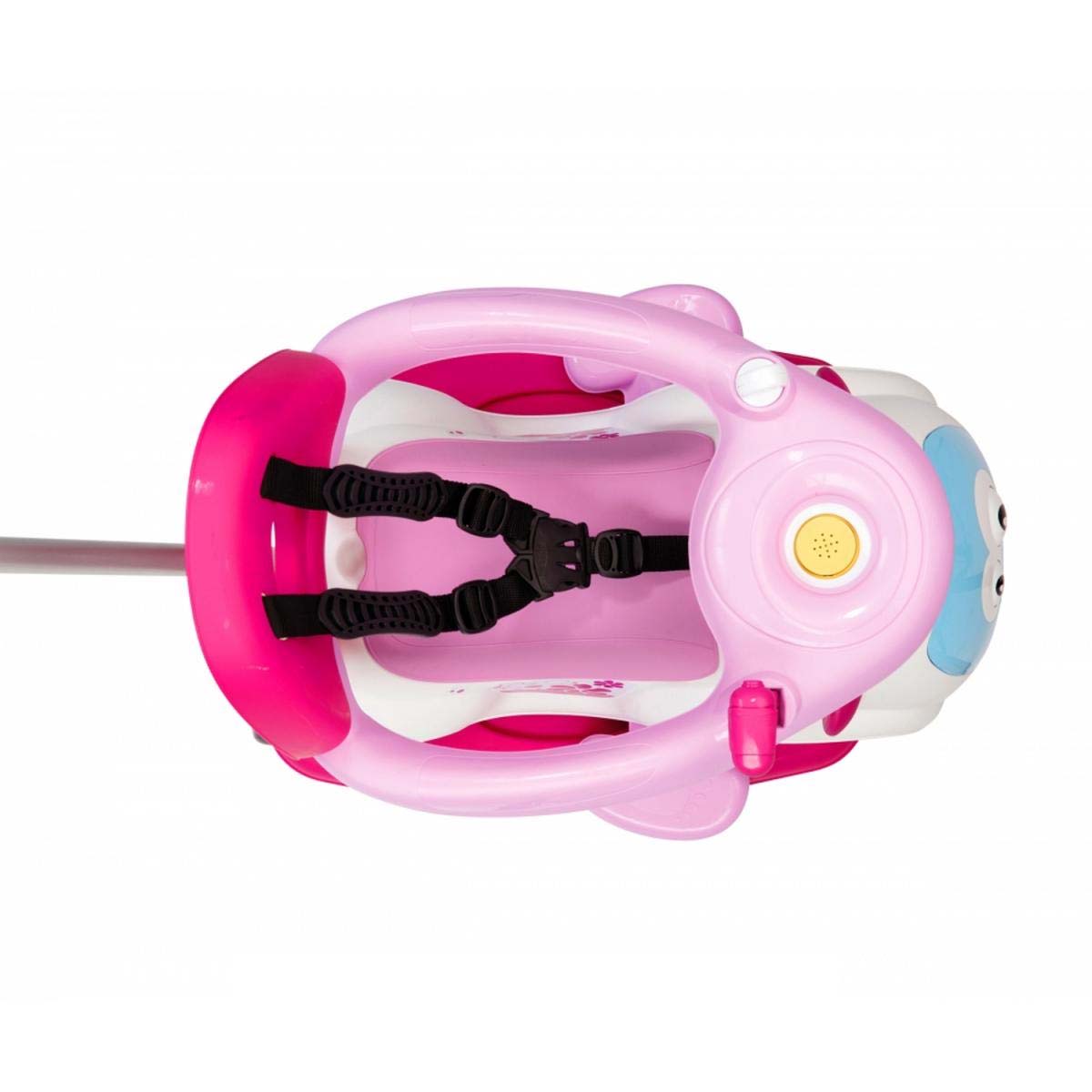 Каталка-качалка трансформер Smoby Maestro 2, белая с розовым, звук  