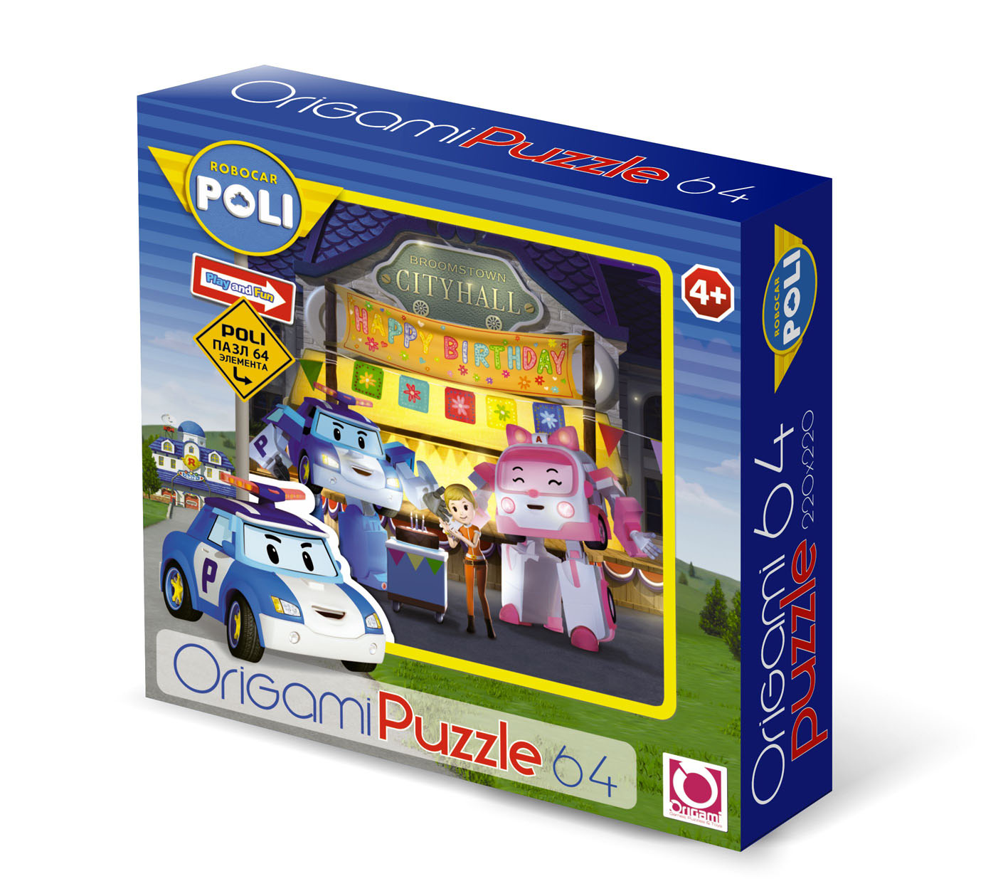 

Паззл Robocar Poli 64 элемента