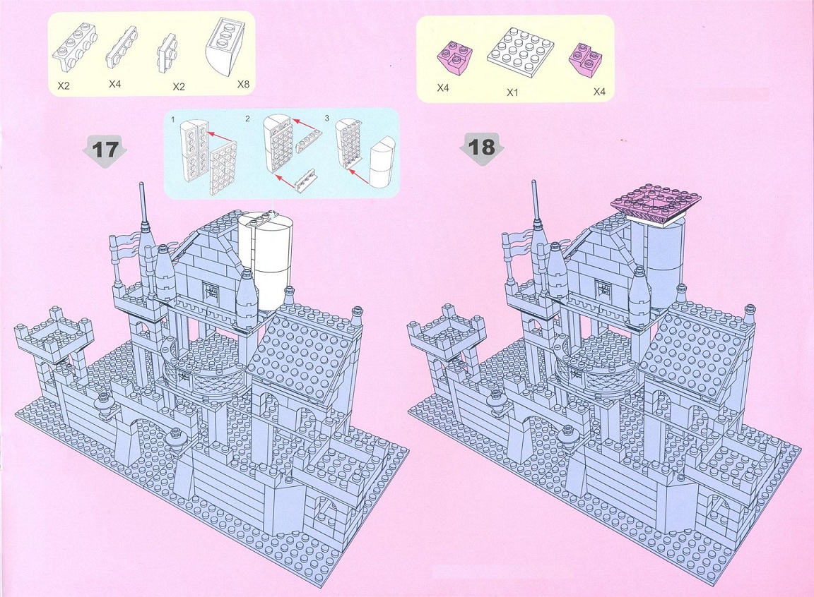 Конструктор замок инструкция. Конструктор Castle 7243. Замок конструктор 5158 VT. Ausini конструктор замок. Замок из конструктора.