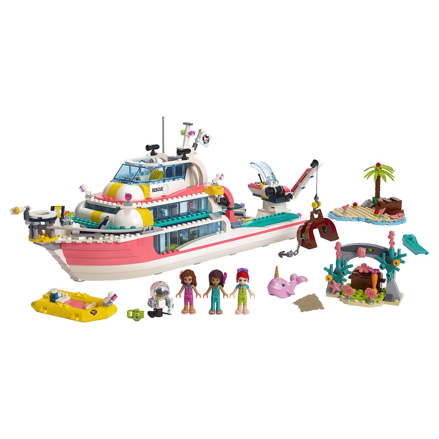 

Конструктор Lego® Подружки - Катер для спасательных операций