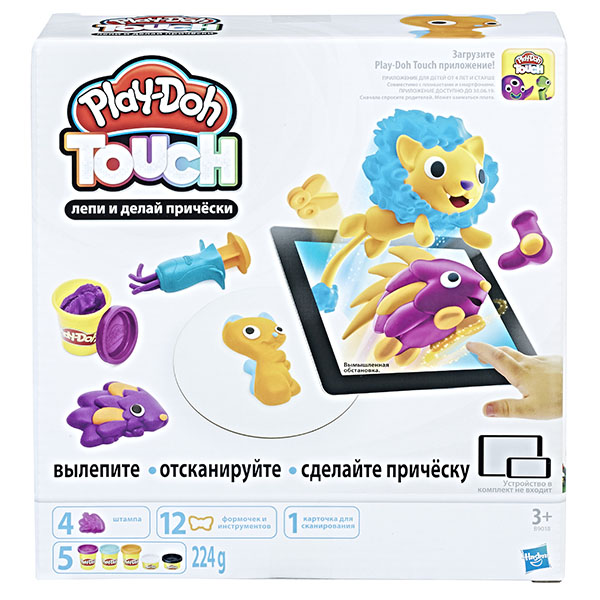 Игровой набор Play-Doh - Лепи и делай прически  
