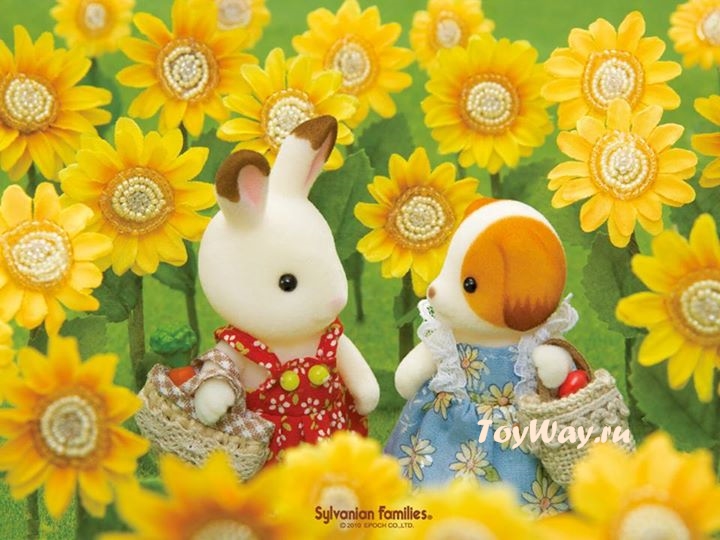 Sylvanian Families - Семья Шоколадных Кроликов  