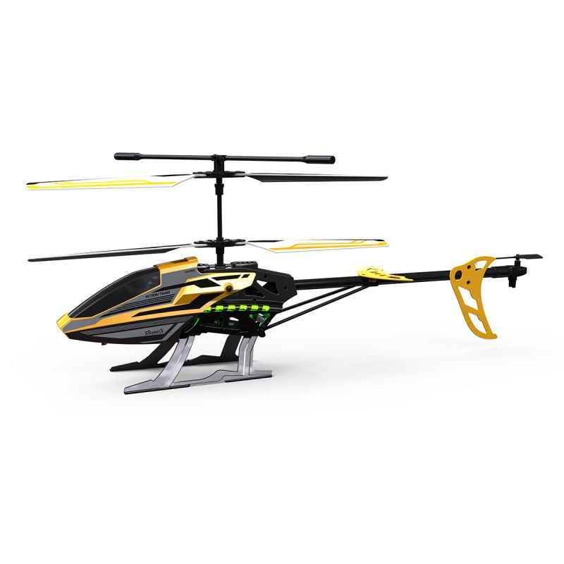 Радиоуправляемый 3-х канальный вертолет - Sky Eagle III, для улицы 46 см, желтый  