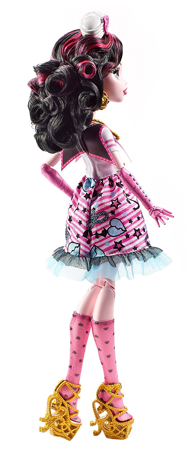 Кукла Monster High Кораблекрушение – Дракулаура с питомцем, 28 см  