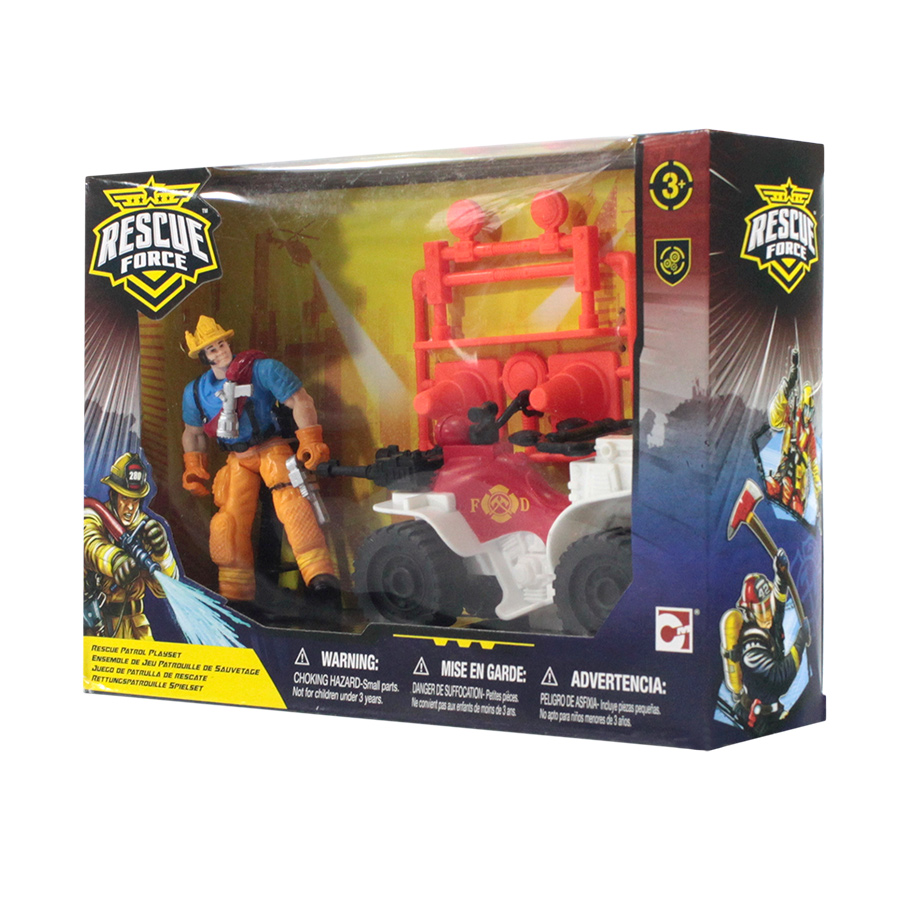 Игровой набор: Спасательный отряд патрульной команды на квадроцикле  