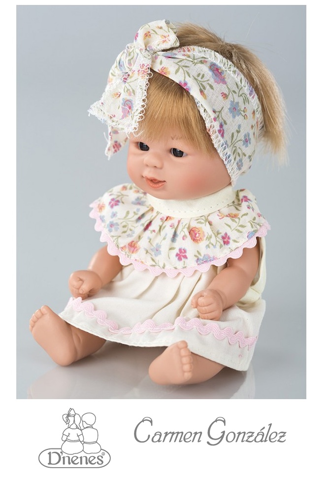 Кукла Бебетин, 21 см в платье Carmen Gonzalez  