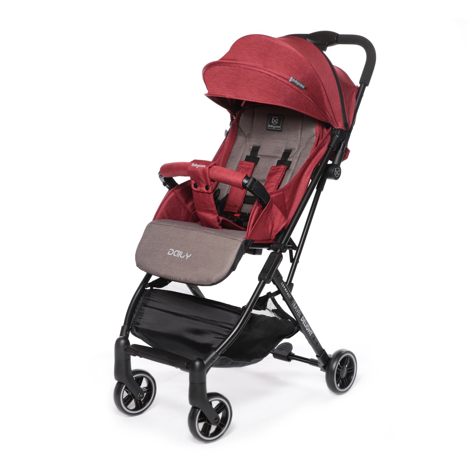 

Коляска прогулочная Baby Care Daily, Красный/Red