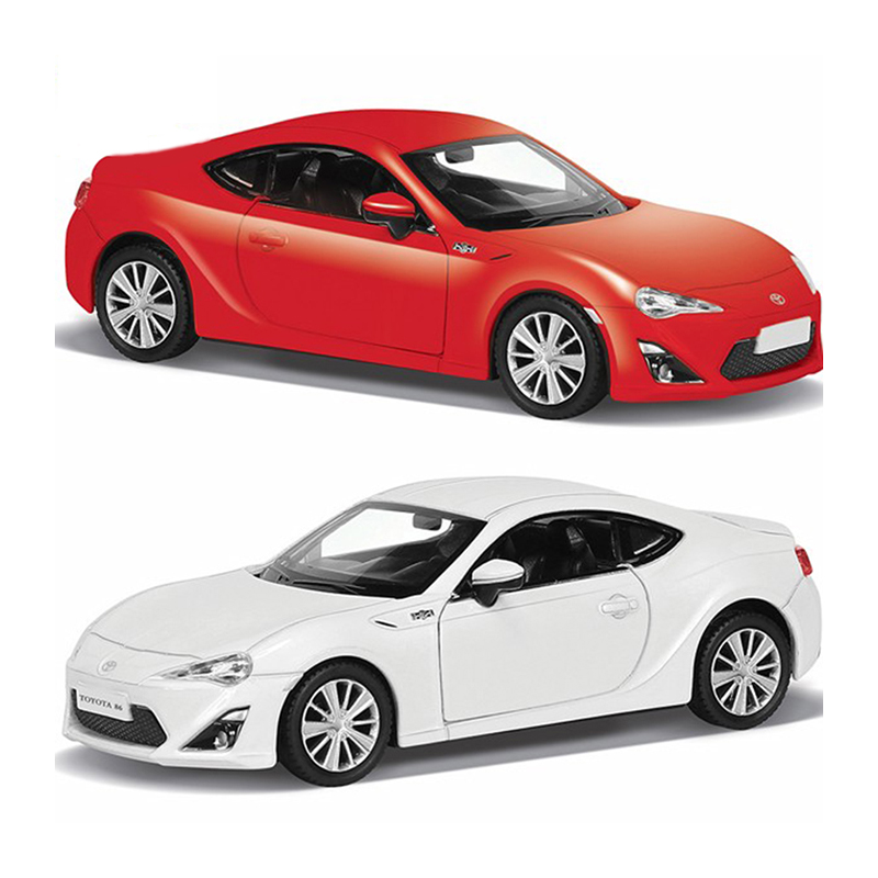 

Машина металлическая Toyota 86, 1:64, 2 цвета – белый или красный