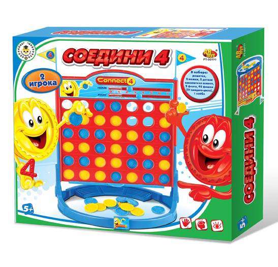 

Игра настольная из серии Академия Игр - Соедини 4