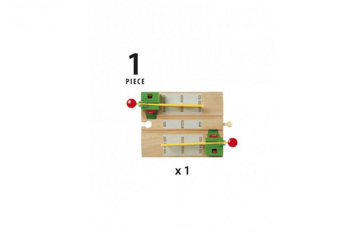 Железнодорожный переезд на магнитах, длина 14,4 см.  
