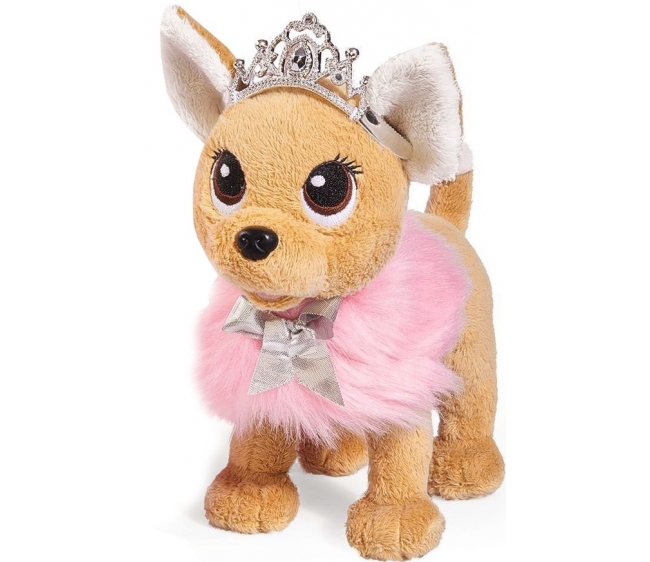 Плюшевая собачка Chi-Chi love - Принцесса с пушистой сумкой, 20 см  