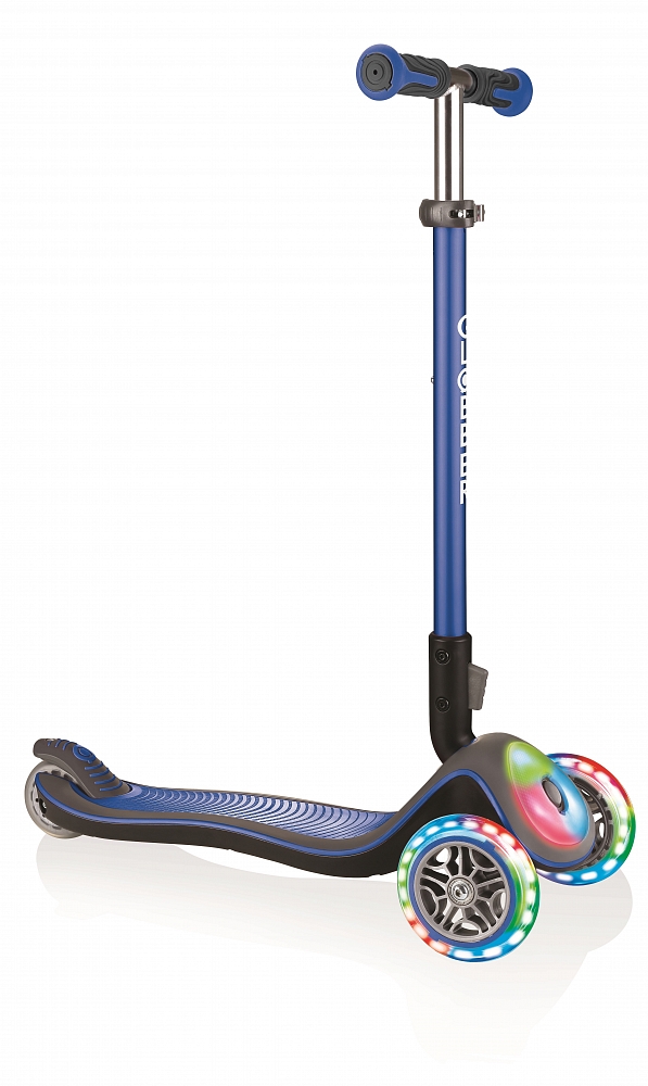 

Самокат трехколесный Globber Elite Deluxe Flash Lights - Синий