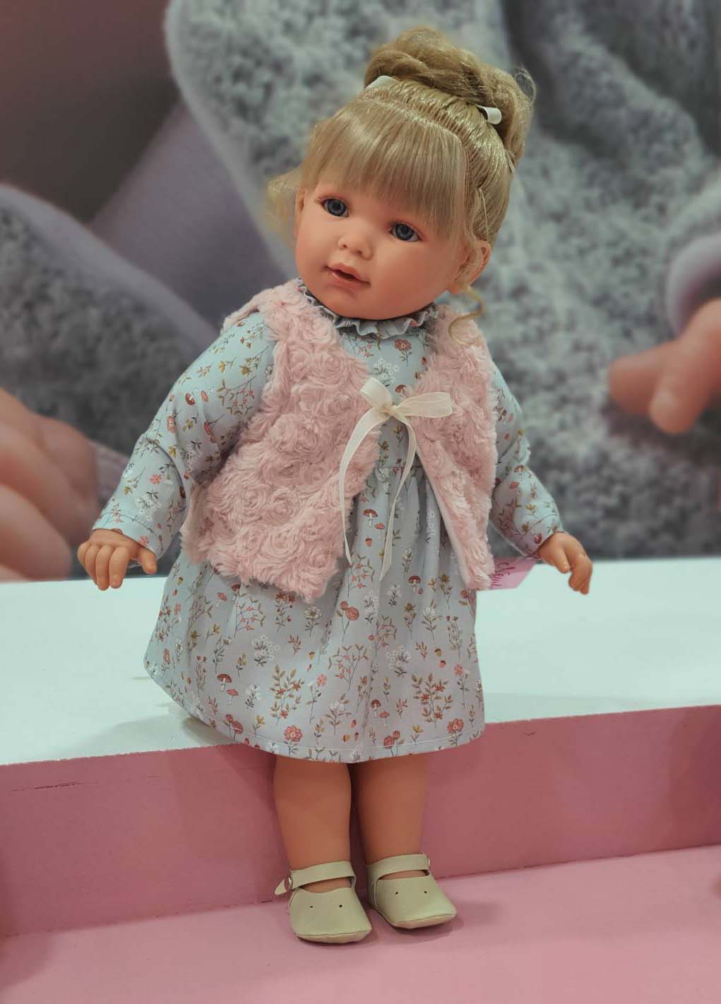 Кукла Мерседес в розовом, 55 см  