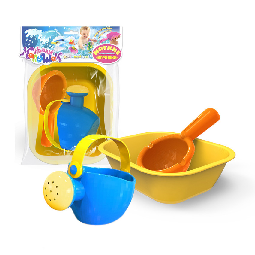 

Игрушка для ванны - Ванночка, лейка малая, ковш