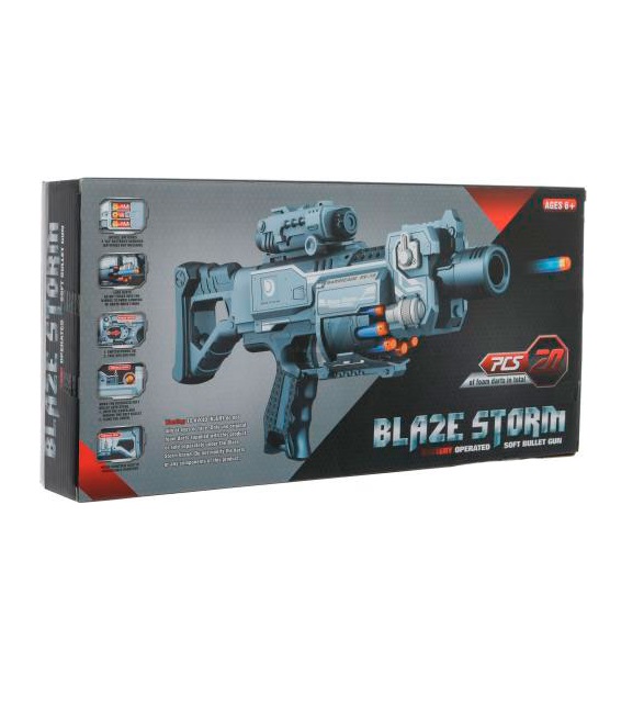 Бластер Blaze Storm, стреляющий 20 мягкими снарядами  