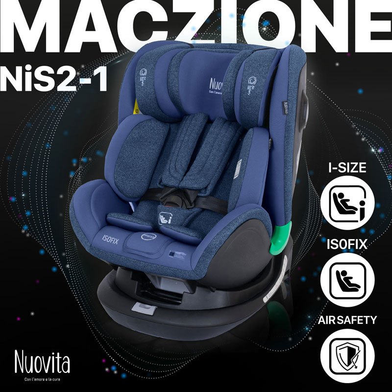 Автокресло Nuovita Maczione NiS2-1, Blu/Синий  