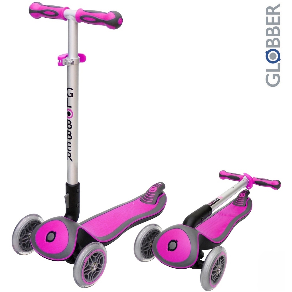

Самокат Globber Elite S My Free Fold up 446-110, розовый