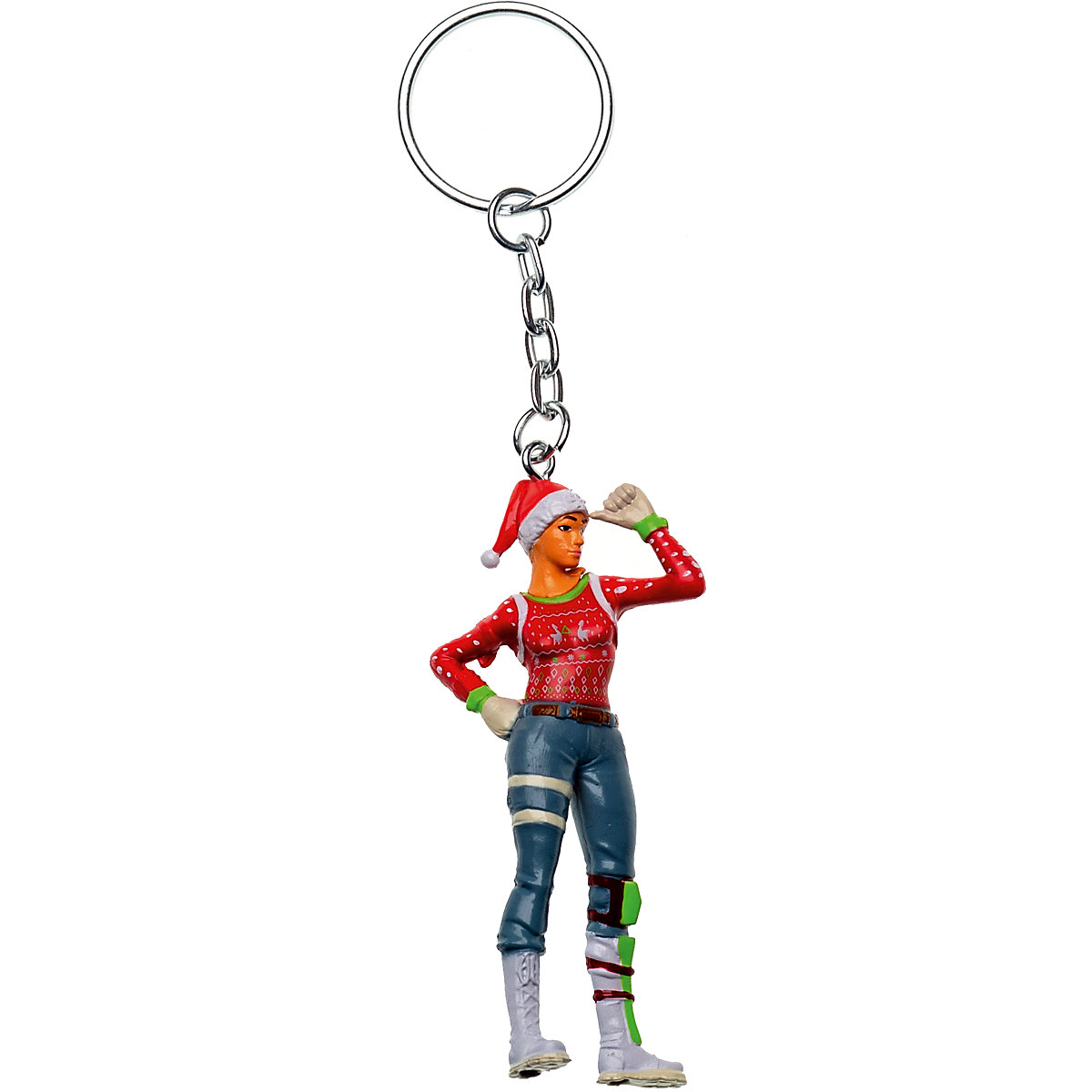 

Фигурка-брелок Fortnite, 7 см - Агент Рождества