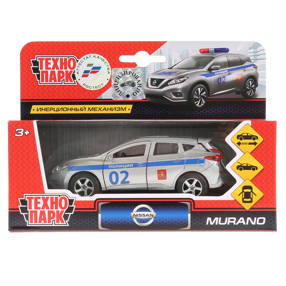 Металлическая инерционная модель – Nissan Murano Полиция, 12 см  