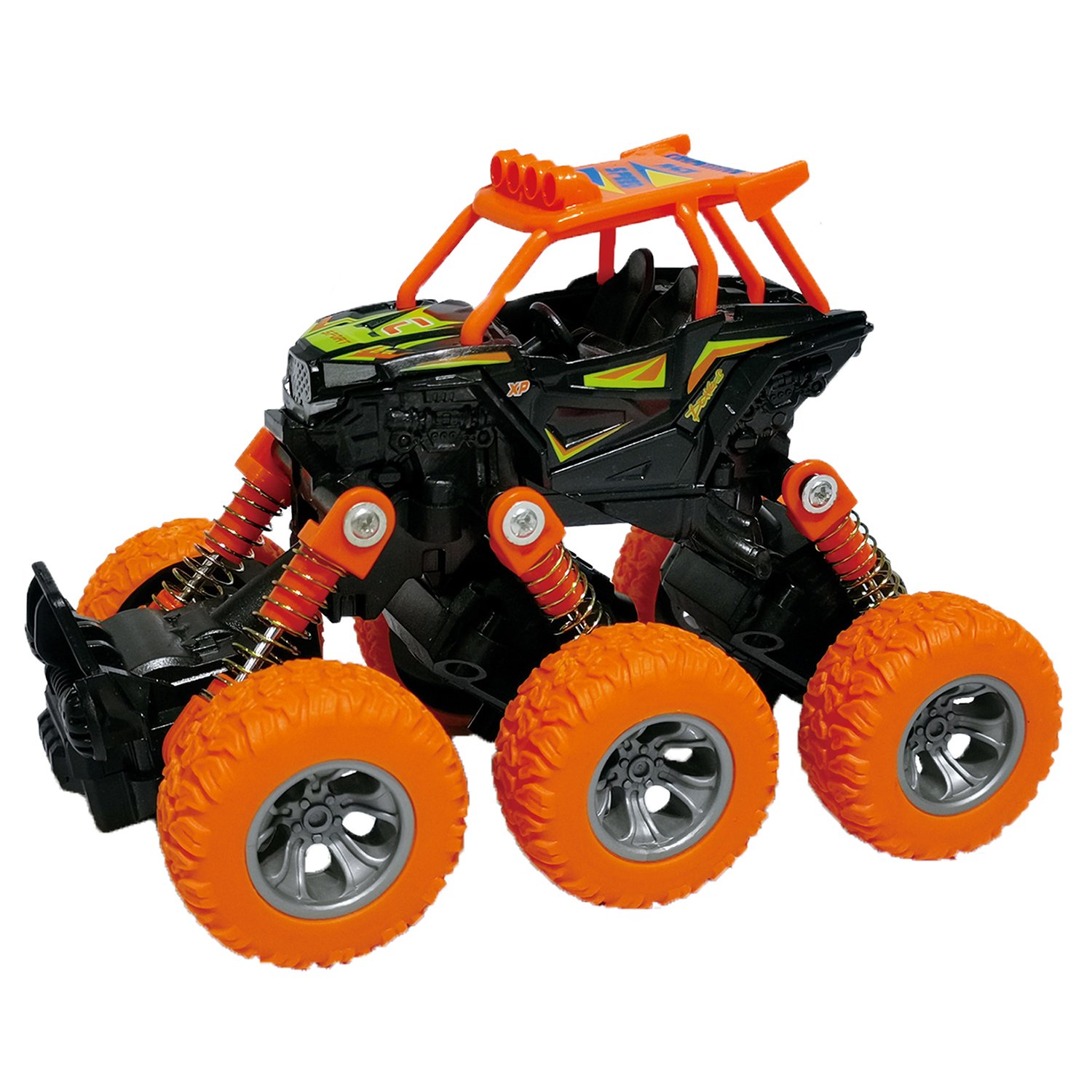 

Багги die-cast, инерционный механизм, рессоры, цвет оранжевый