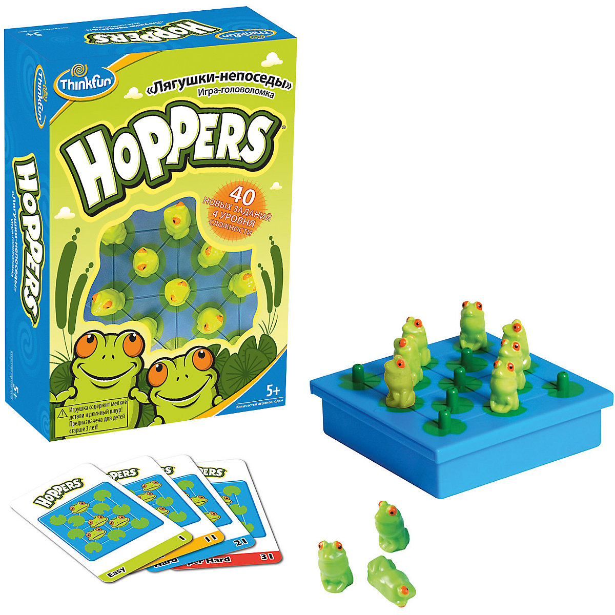 

Головоломка-игра ThinkFun «Лягушки-непоседы Hoppers», 6703-RU