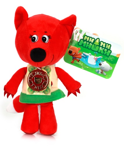

Озвученная мягкая игрушка Ми-Ми-Мишки - Лисичка, 18 см