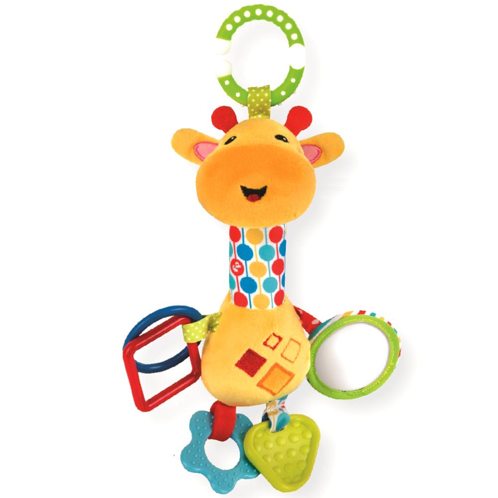 

Подвеска Fisher Price - Жираф с зеркальцем и прорезывателями