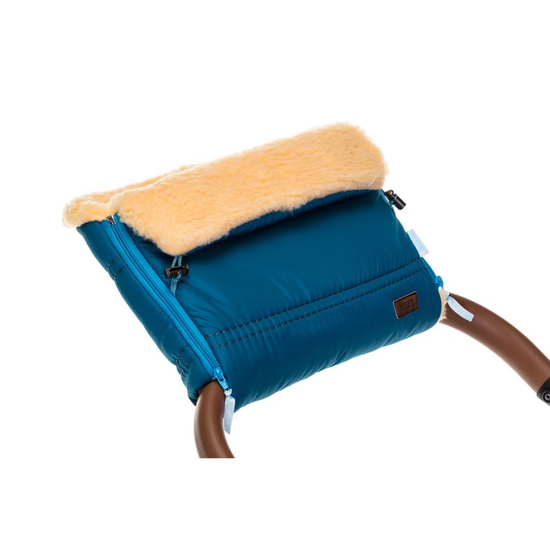 Муфта меховая для коляски Nuovita Alpino Pesco Turchese/Бирюзовый  