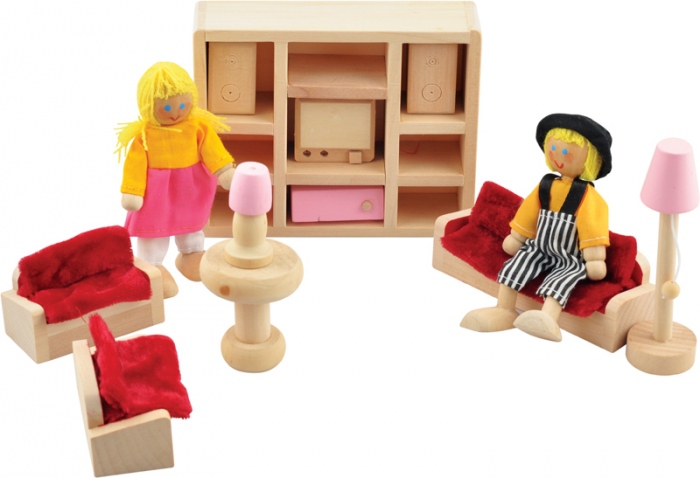 Набор мебели для кукол - Комната отдыха  