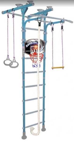 

Шведская стенка Midzumi Hoshi Ton Basketball Shield, цвет - небесная лазурь