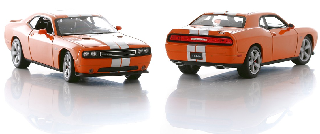 Модель машины Dodge Challenger SRT, 1:24  