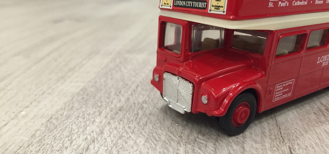 Модель - London Bus, открытый, 1:60-64  