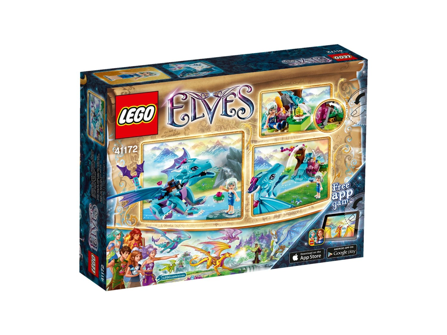 Lego Elves. Лего Эльфы. Приключение дракона воды  