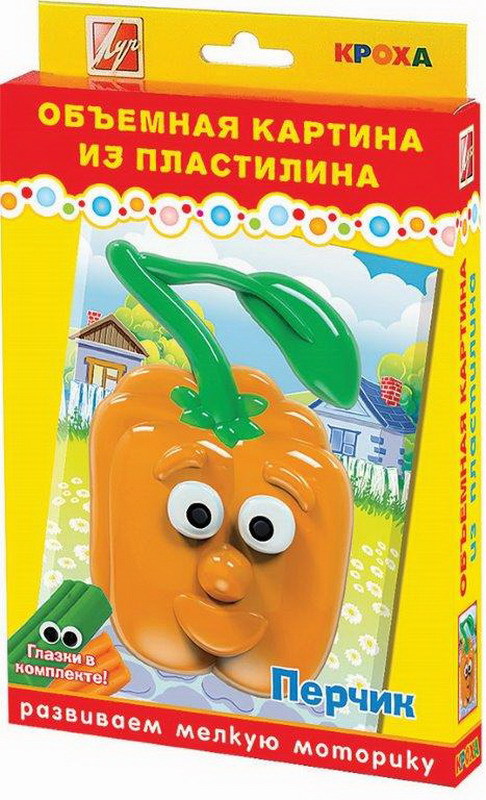 

Объемная картина из пластилина Перчик малая