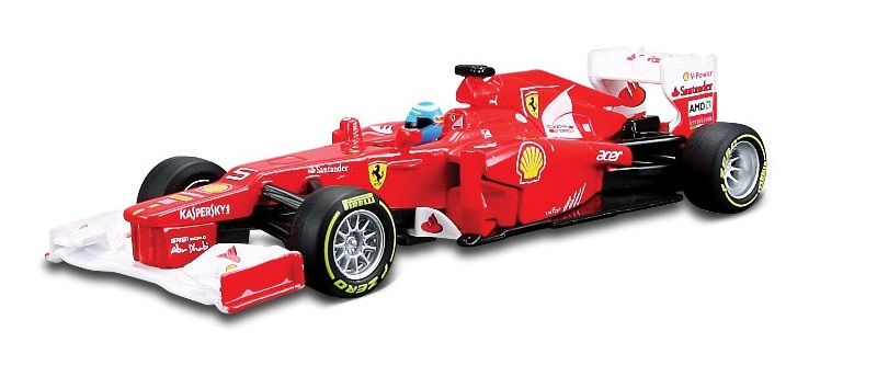 Машинка Bburago Ferrari Формула 1, с пультом управления для запястья  